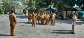 Tingkatkan Disiplin dan Koordinasi Kerja, Pamong Kalurahan Tancep Wajib Ikuti Apel Pagi Setiap Hari 
